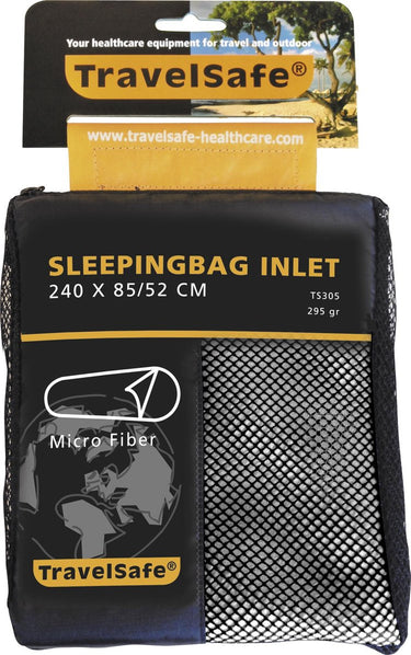 Travelsafe microfiber inlet mummy - 1pers. - off white