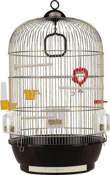 Ferplast diva antiek vogelkooi - bruin - 40 x 40 x 65 cm