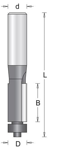 Hikoki accessoires hikoki kantfrees 12.7mm schacht=8mm+lager