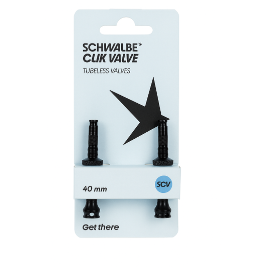 Schwalbe tubeless ventiel scv 40 mm (2 stuks)