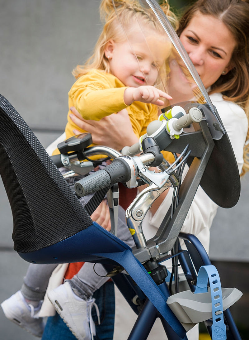 Load image into Gallery viewer, windscherm Air voorzitje junior transparant grijs
