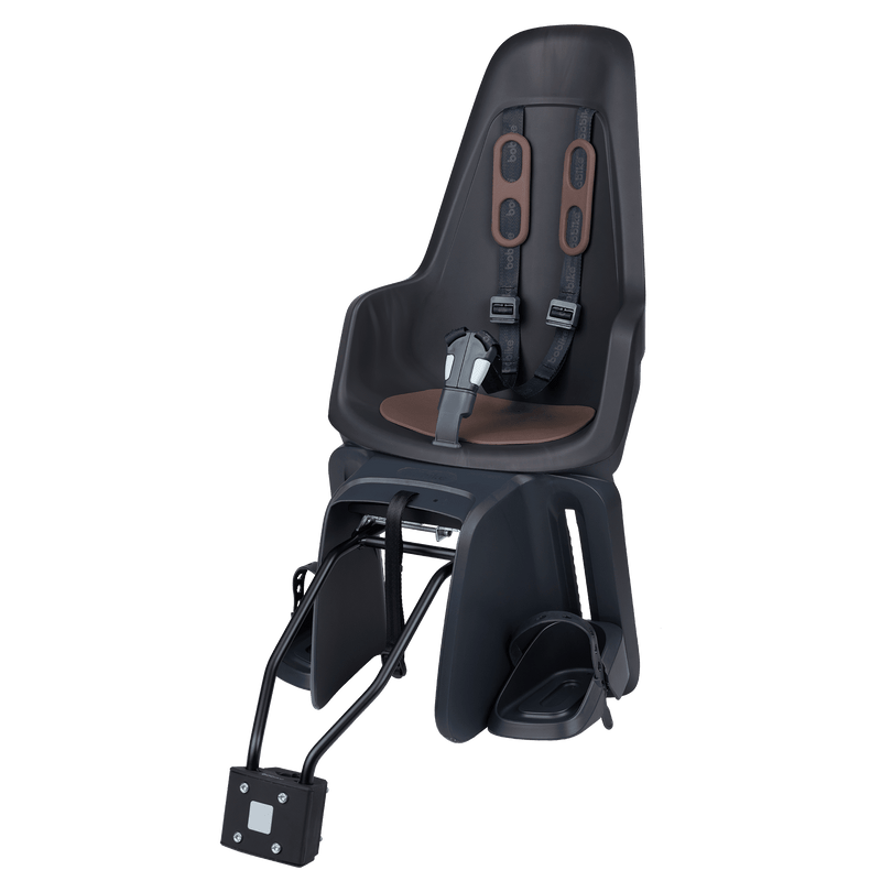 Load image into Gallery viewer, Bobike Kinderzitje achter One met frameen dragerbevestiging black brown
