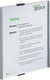 Durable naambordje info sign - 4806 (b x h) 210 mm x 297 mm metallic, zilver 480623