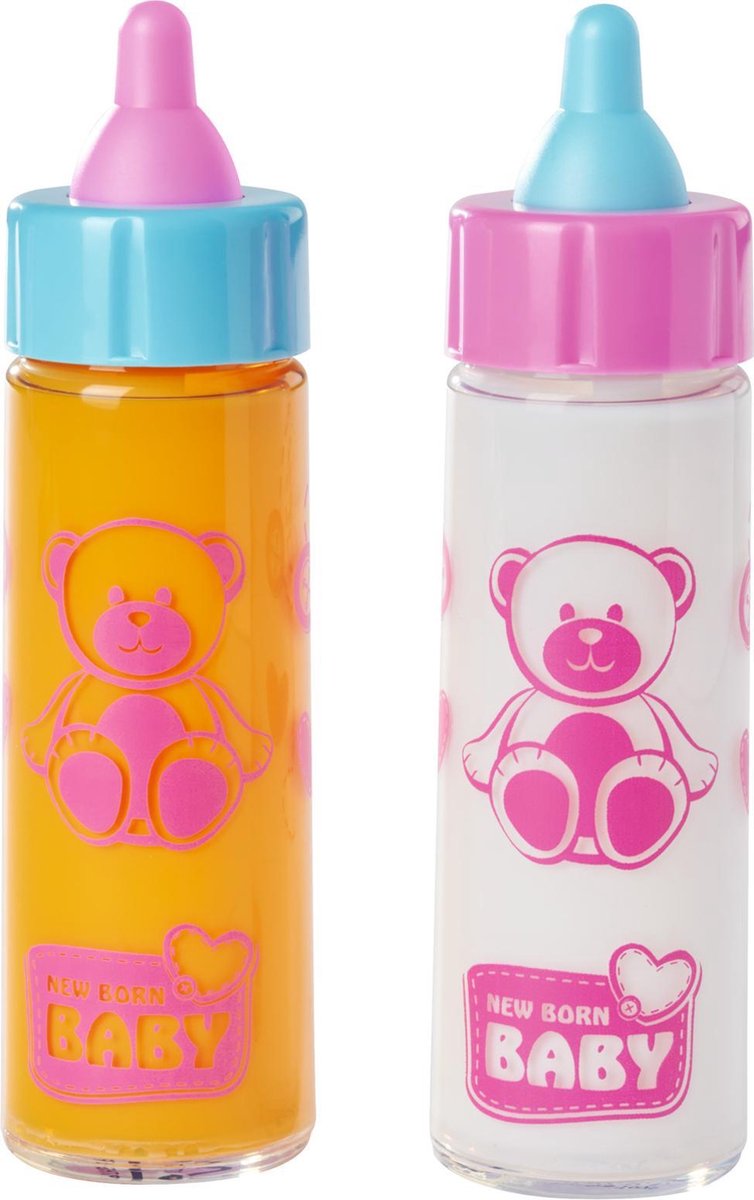 Afbeelding laden in galerijviewer, Simba - new born baby - 2 magische baby flesjes - jus en melk - 12 cm - vanaf 3 jaar
