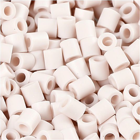 Nabbi foto kralen, afm 5x5 mm, gatgrootte 2,5 mm, medium, lichtgrijs (10), 1100 stuk 1 doos