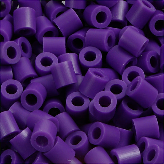 Nabbi foto kralen, afm 5x5 mm, gatgrootte 2,5 mm, medium, donkerpaars (11), 1100 stuk 1 doos
