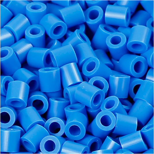 Nabbi foto kralen, afm 5x5 mm, gatgrootte 2,5 mm, medium, blauw (17), 1100 stuk 1 doos