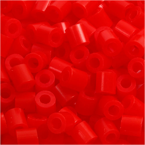 Nabbi foto kralen, afm 5x5 mm, gatgrootte 2,5 mm, medium, rood (19), 6000 stuk 1 doos