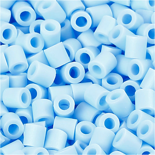 Nabbi foto kralen, afm 5x5 mm, gatgrootte 2,5 mm, medium, lichtblauw (28), 6000 stuk 1 doos