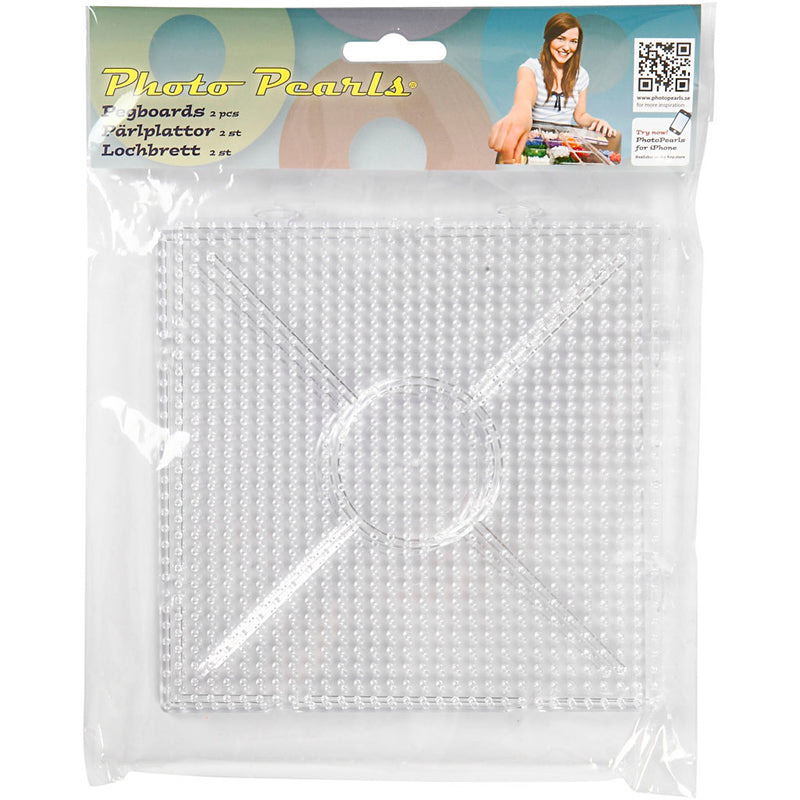 Load image into Gallery viewer, Creativ company https: www.cchobby.nl photo-pearls-onderplaat-groot-vierkant-afm-15x15-cm-medium-helder-2-stuk-1-doos
