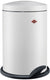 Wesco 116 (alpha) prullenbak | pedaalemmer | 13 liter | metaal - mat wit | vuilnisbak - made in germany
