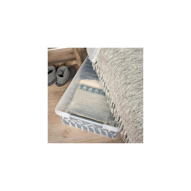 Sunware q-line bedbox 60 liter transparant 80x50x18 cm zonder wielen