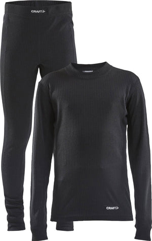 Craft core dry baselayer thermoset kids - zwart - maat 122