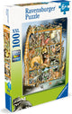Ravensburger puzzel dieren collage - legpuzzel - 100 xxl stukjes