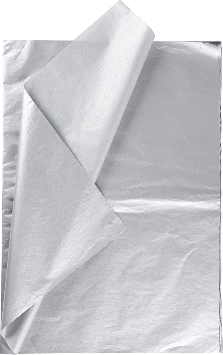 ギャラリービューアに画像をロードする, Creativ company tissuepapier zilver 6 vellen 14 gr, 50x70cm
