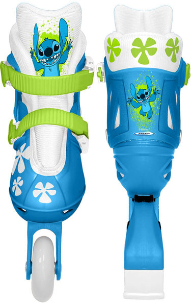 Stamp disney stitch inline skates hardboot wit blauw maat 30-33