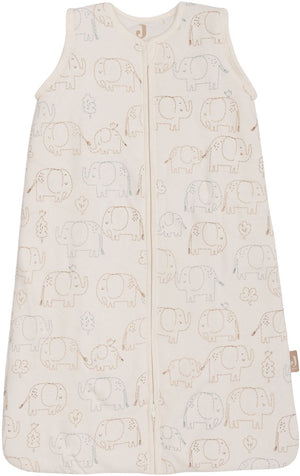 Jollein slaapzak baby met afristbare mouw 70cm - elephant tales