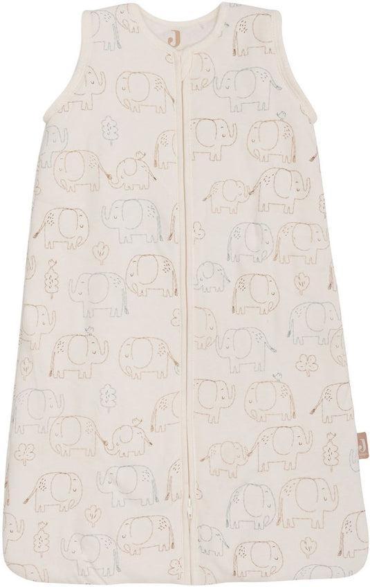 Jollein slaapzak baby met afristbare mouw 70cm - elephant tales