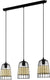 Eglo anwick hanglamp - e27 - 88 cm - zwart rotan