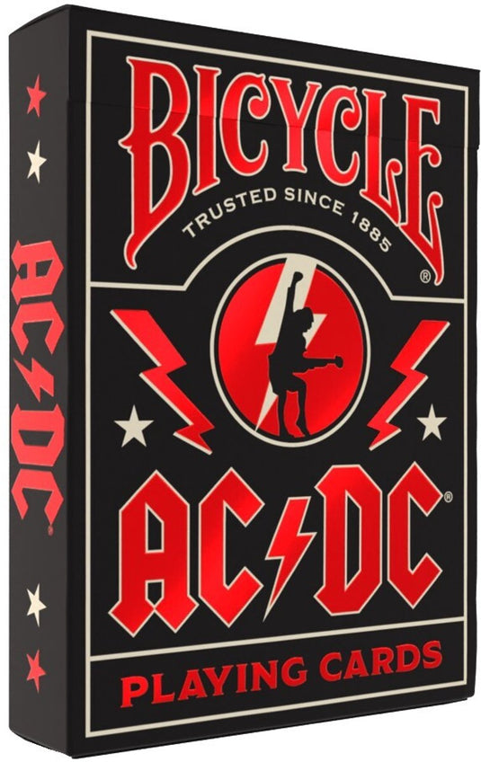 Bicycle ac dc - premium speelkaarten - poker - ultimates collectie - collectible