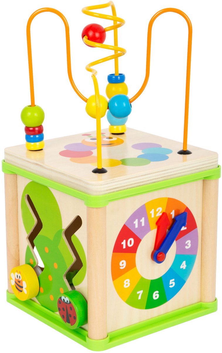 ギャラリービューアに画像をロードする, Small foot - houten activiteiten motoriek spiraal 5in1

