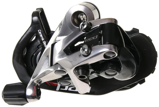 Sram achterderailleur red 22 rear derailleur red 22 car. ti. short grey b