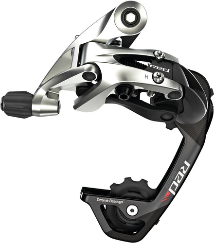 Sram achterderailleur red 22 rear derailleur red 22 car. ti. med. grey b