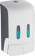 Wenko desinfectie zeepdispenser tartas - 2x480ml kunststof wit - wandmontage - zeeppomp