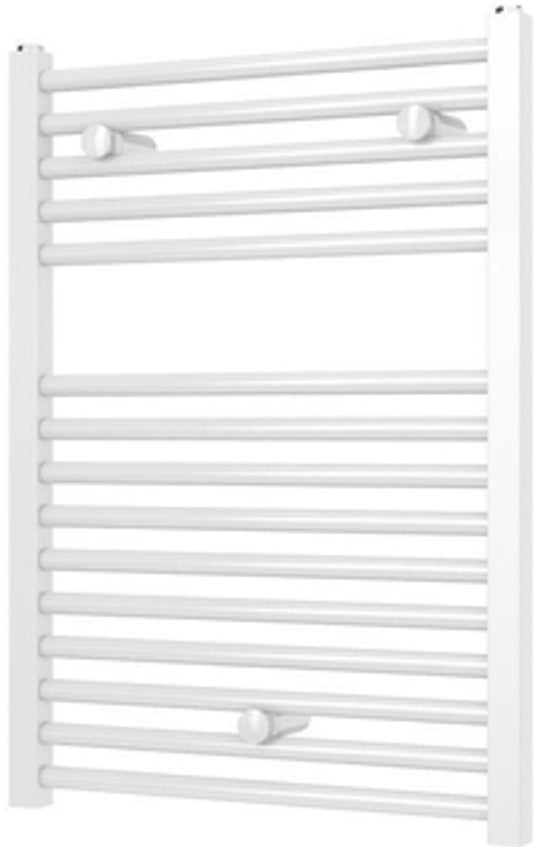Plieger quadro designradiator - handdoekradiator - 69.5 cm x 50 cm - 307 watt - wit