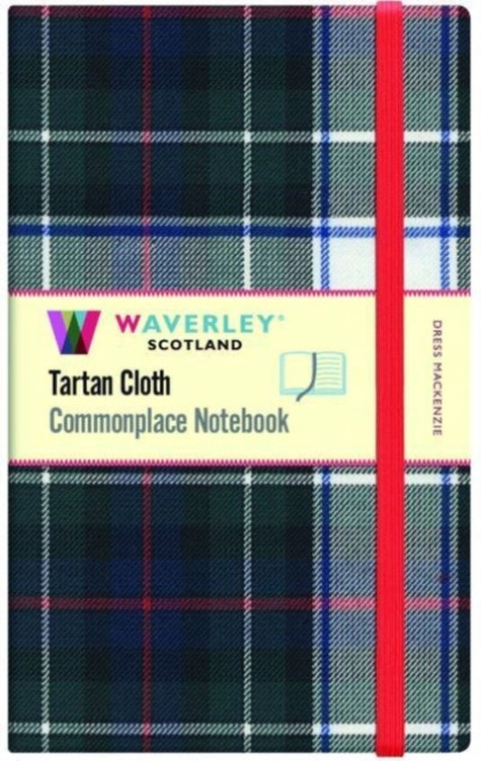 Dress mackenzie large tartan notebook: 21 x 13cm