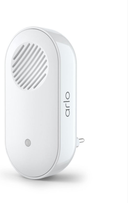 Arlo deurbel gong (chime) - deurbel gong - gecertificeerd accessoire - draadloos audio alarm, instelbare melodie, sirene - compatible met essential video deurbel (draadloos en bedraad) - ac2001-100pes