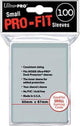Ultrapro speelgoed | kaartspel - sleeves pro-fit clear small c100