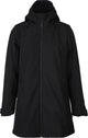 Brunotti melle dames long softshell jas - zwart - xl