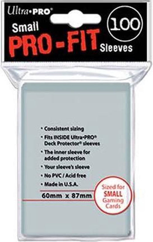 Ultrapro speelgoed | kaartspel - sleeves pro-fit clear small c100