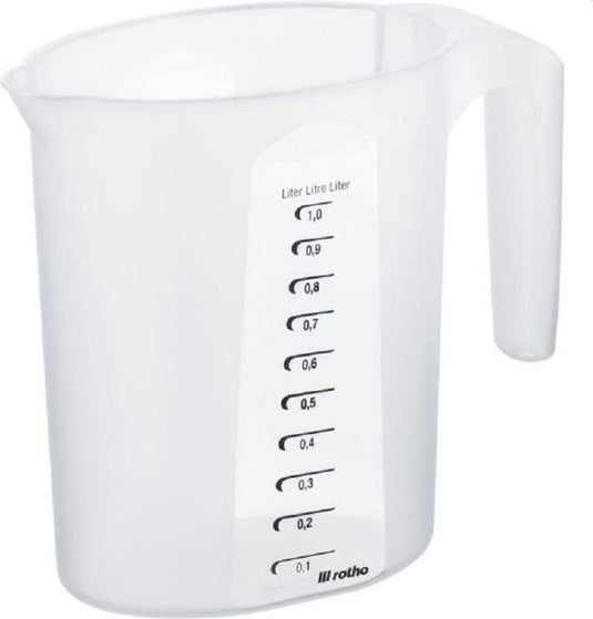 Rotho topline maatbeker 1l transparant