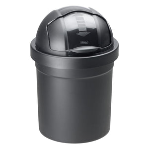 Rotho roll bob afvalemmer 10l zwart