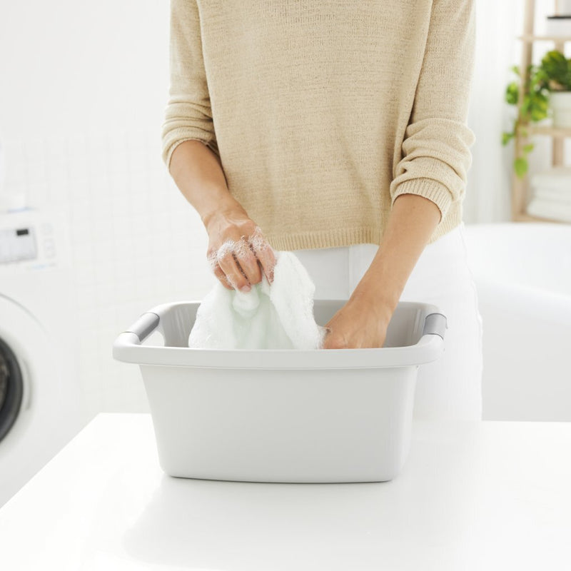 ギャラリービューアに画像をロードする, Rotho flowers wasmand 12l cool grey
