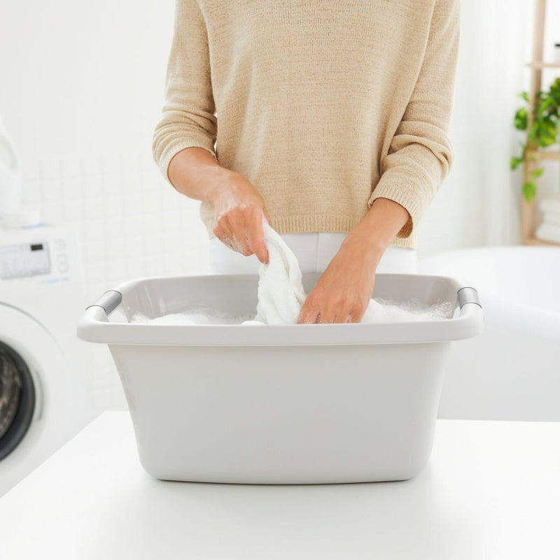 Afbeelding laden in galerijviewer, Rotho flowers wasmand 25l cool grey
