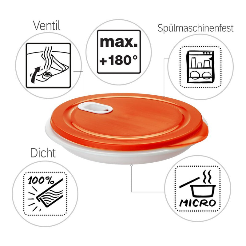 Load image into Gallery viewer, Rotho micro clever magnetronbord 1.2l 26x4.8 cm papaya rood wit
