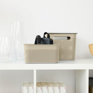 Rotho brisen opbergmand 26.2x18x13 cm 4.5l cappuccino