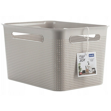 Rotho brisen opbergmand 36x26,2x21,1 cm 16l cappuccino
