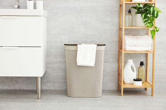 Merkloos sans marque rotho wasverzamelaar brisen 50 l cappuccino
