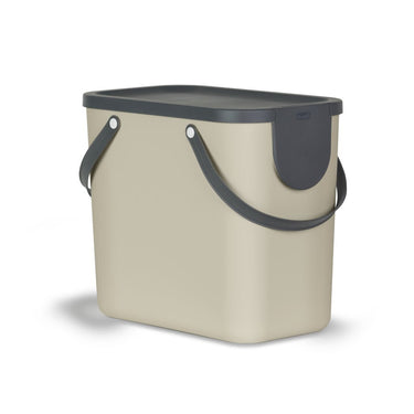 Rotho albula afvalscheiders - bpa vrij - 25l - cappuccino