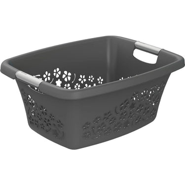 Rotho flowers wasmand 25l antraciet