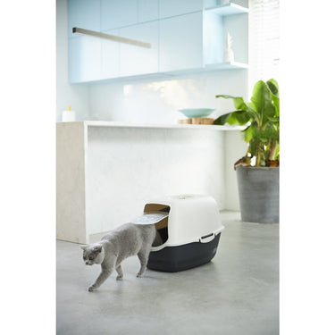 Rotho bailey kattenbak eco zwart zand