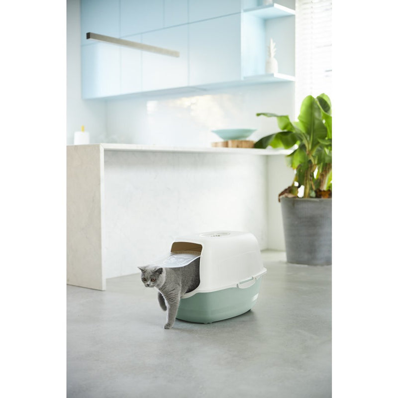 Load image into Gallery viewer, Rotho bailey kattenbak eco groen zand
