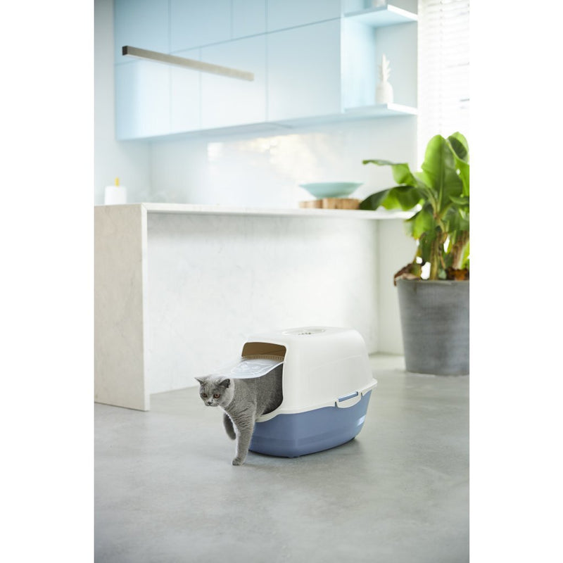Load image into Gallery viewer, Rotho bailey kattenbak eco blauw zand
