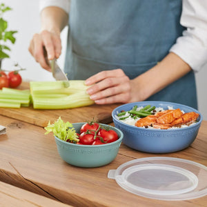 Rotho tresa schaal + deksel 1.02l mistletoe groen