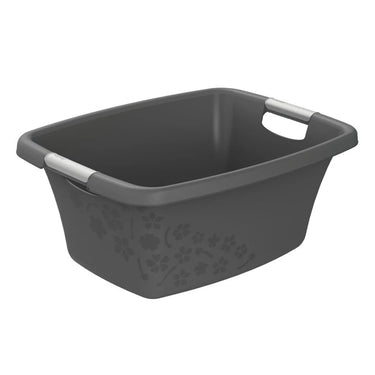 Rotho flowers wasmand 25l antraciet