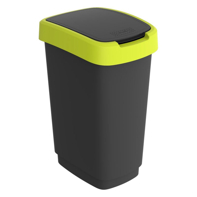 ギャラリービューアに画像をロードする, Rotho twist afvalbak 25l lime antraciet
